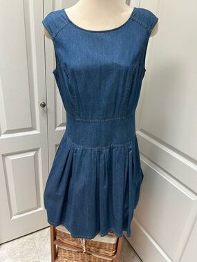 Sleeveless Denim Dress